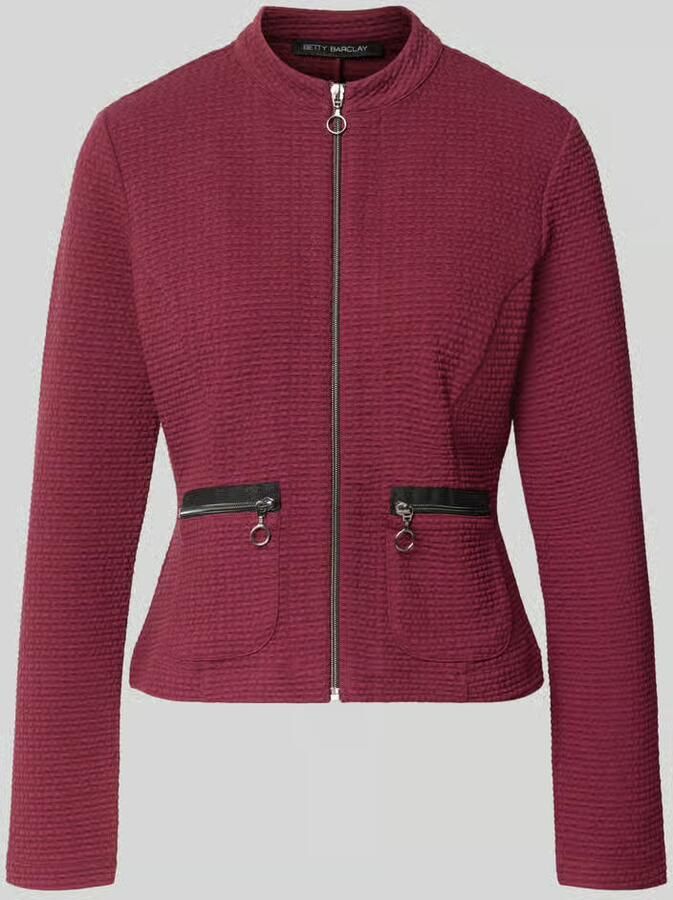 Betty Barclay Regular fit korte blazer met viscose met model 'NOS JULI'
