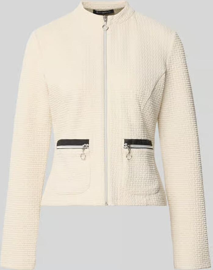 Betty Barclay Regular fit korte blazer met viscose met model 'NOS JULI'
