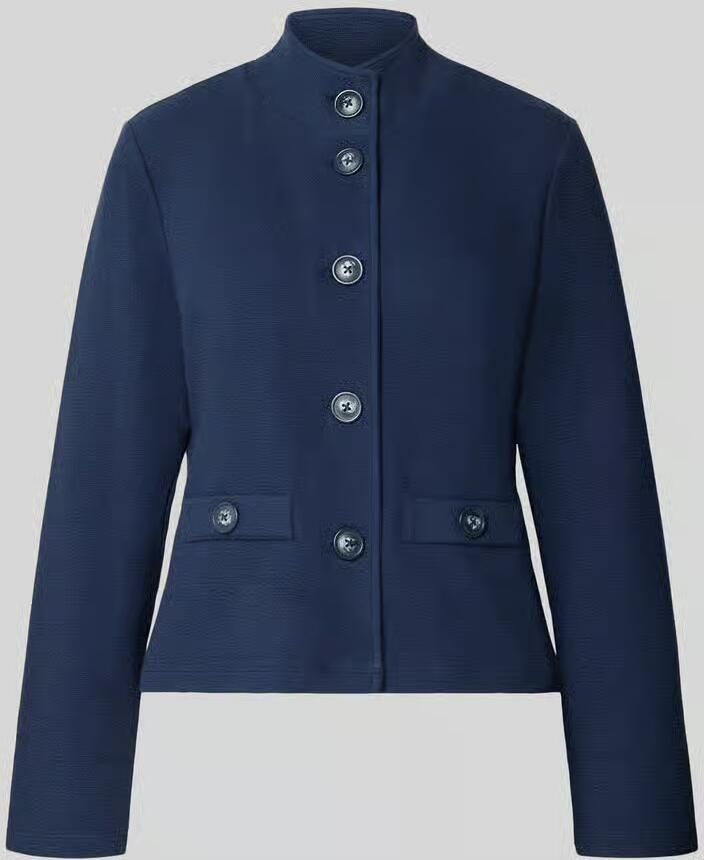 Betty Barclay Regular fit korte blazer van katoenmix