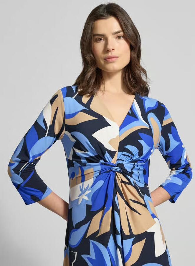 Betty Barclay Regular fit midi-jurk met all-over bloemenprint - Foto 2