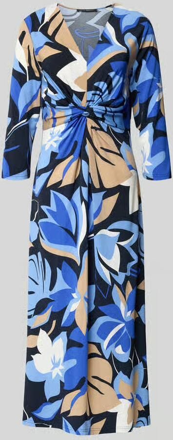 Betty Barclay Regular fit midi-jurk met all-over bloemenprint