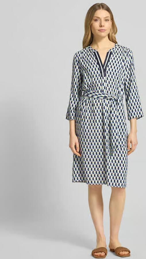 Betty Barclay regular fit midi-jurk van pure viscose - Foto 2