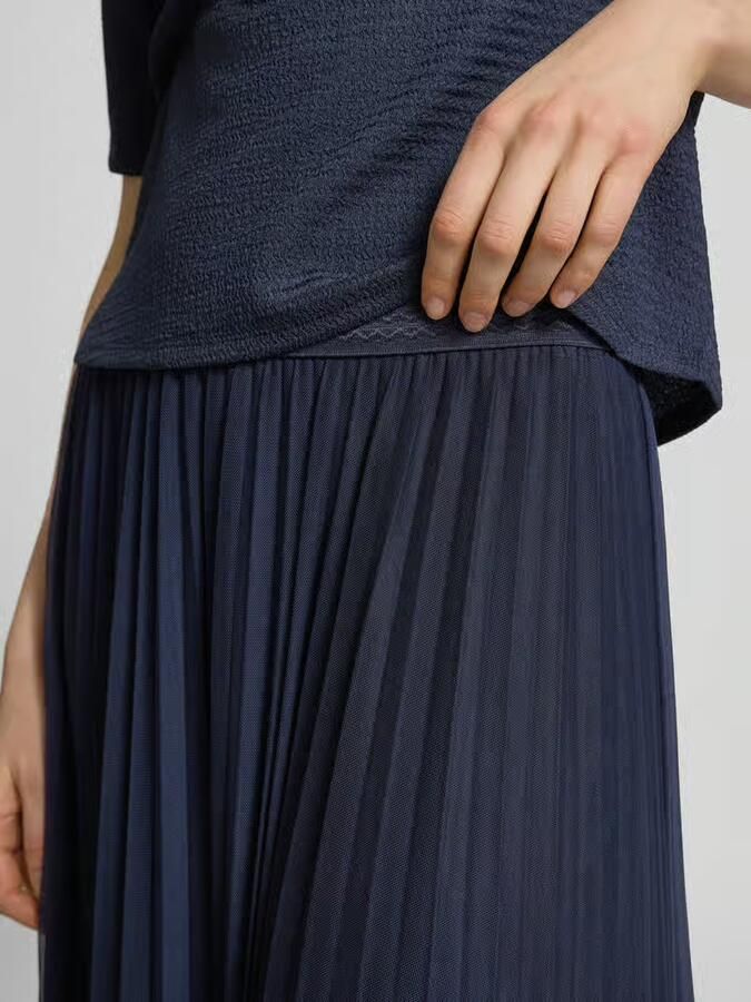 Betty Barclay Midirok met plissévouwen en elastische band