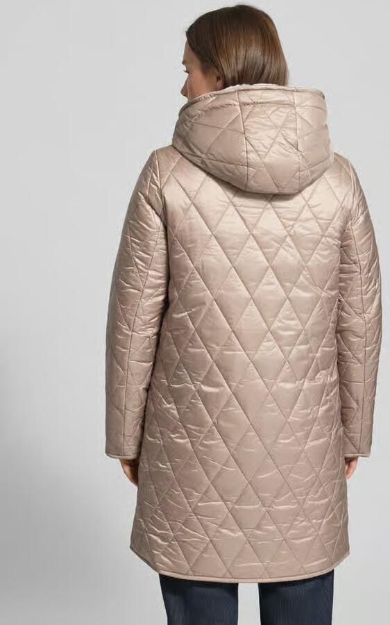 Betty Barclay Regular fit keerbare lange jas met capuchon