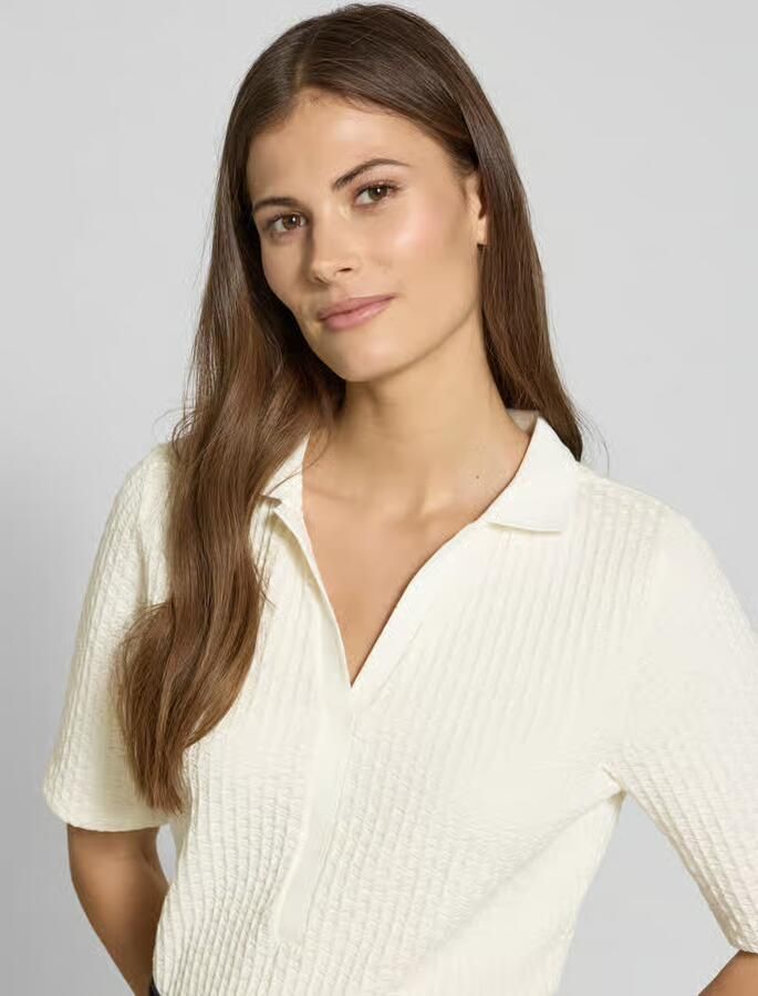Betty Barclay Regular fit poloshirt met V-hals - Foto 2