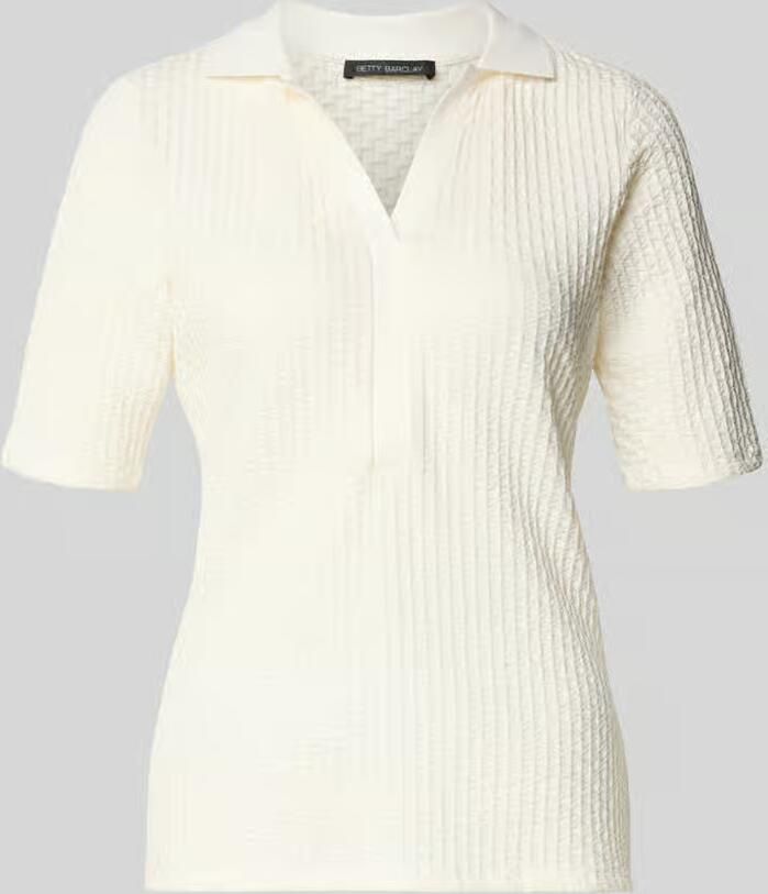 Betty Barclay Regular fit poloshirt met V-hals
