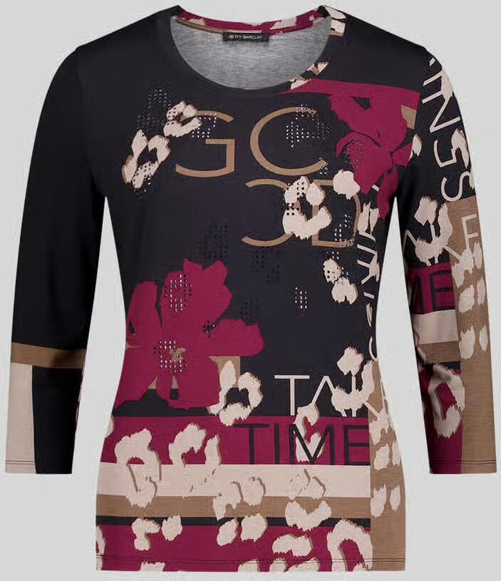 Betty Barclay Regular fit shirt met lange mouwen van viscosemix