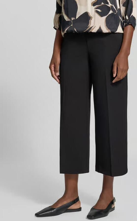 Betty Barclay Regular fit wijdte broek met persplooien model 'LT JULI' - Foto 2