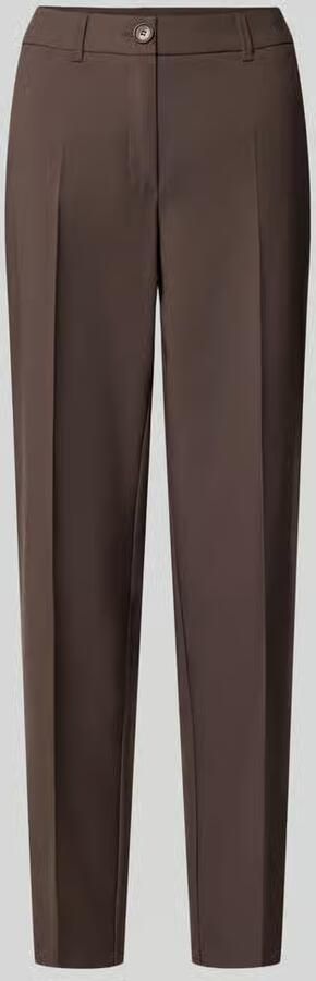Betty Barclay relaxed fit bandplooi broek met vouwpersing