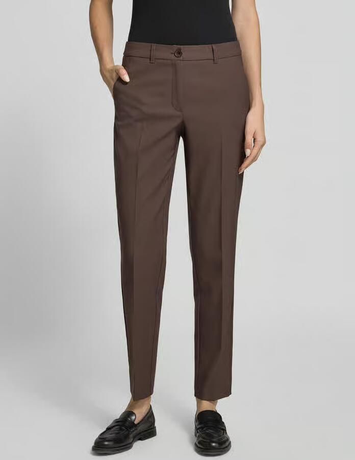 Betty Barclay relaxed fit bandplooi broek met vouwpersing - Foto 2