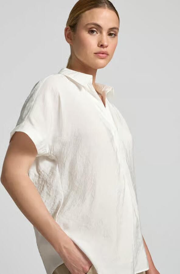 Betty Barclay relaxed fit blouse van modalmix met V-hals