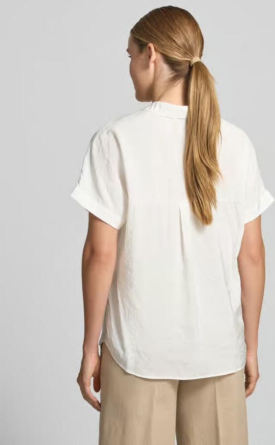 Betty Barclay relaxed fit blouse van modalmix met V-hals