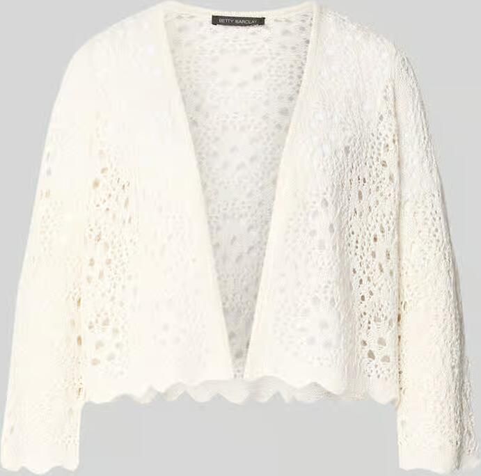 Betty Barclay relaxed fit gebreid vest in ajourlook - Foto 2