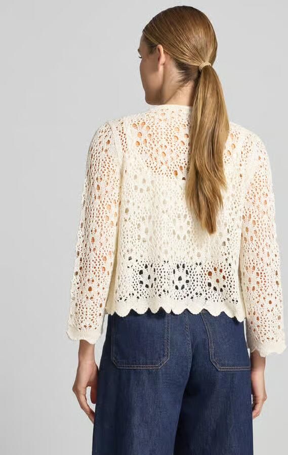 Betty Barclay relaxed fit gebreid vest in ajourlook - Foto 2