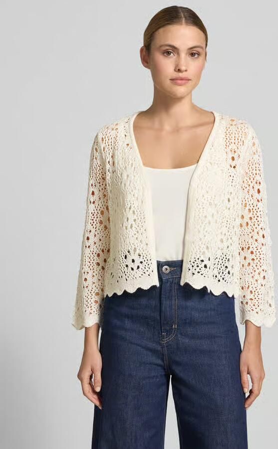 Betty Barclay relaxed fit gebreid vest in ajourlook - Foto 3
