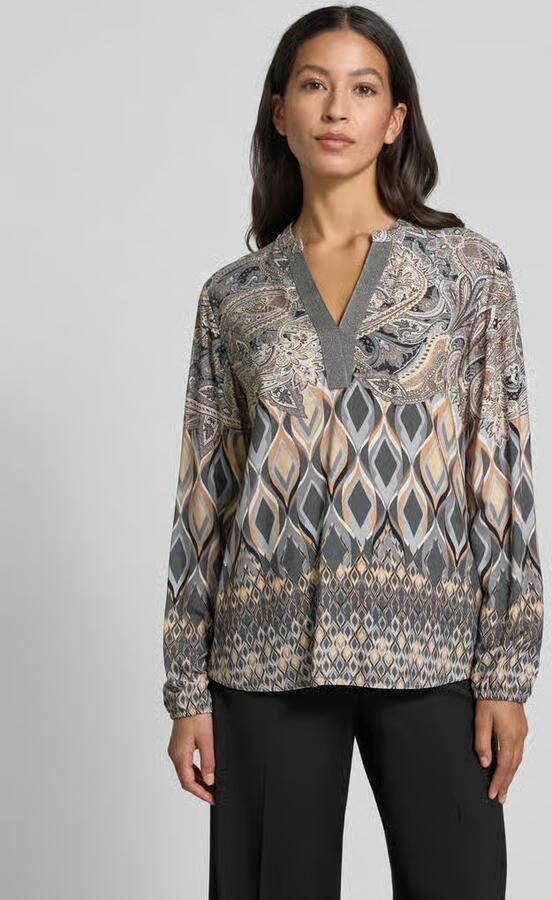 Betty Barclay Relaxed fit tuniekblouse van pure viscose model 'September' - Foto 2