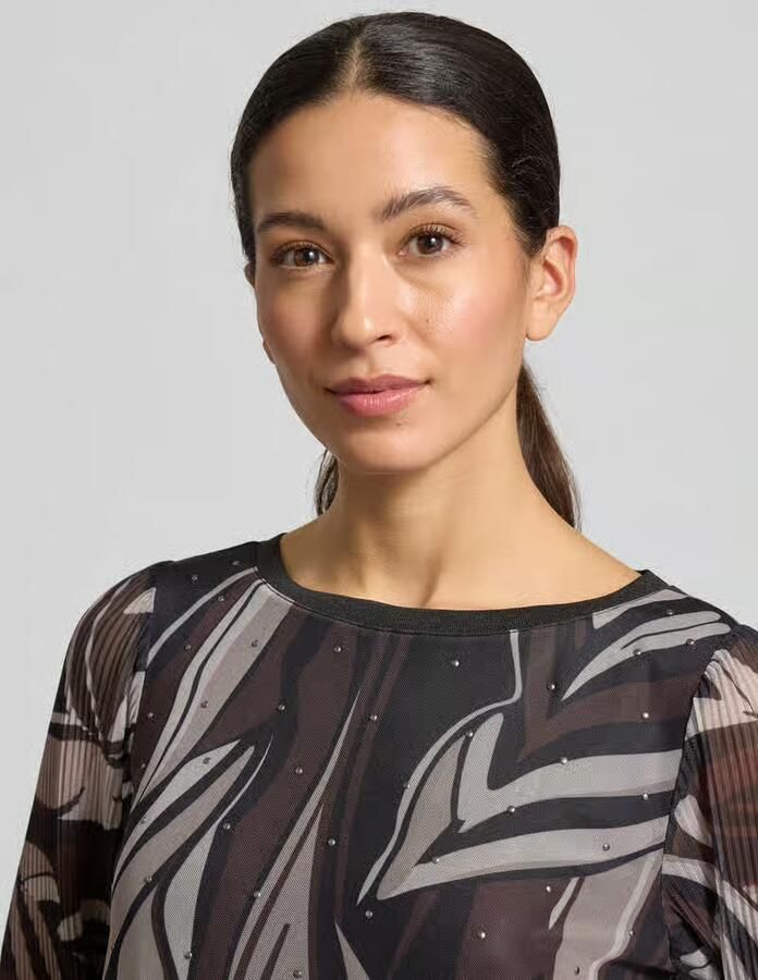 Betty Barclay Shirt met lange mouwen en ribboorden - Foto 2