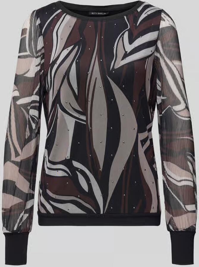 Betty Barclay Shirt met lange mouwen en ribboorden
