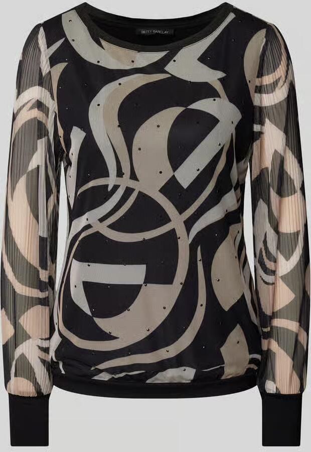 Betty Barclay Shirt met lange mouwen en strass-steentjes - Foto 7