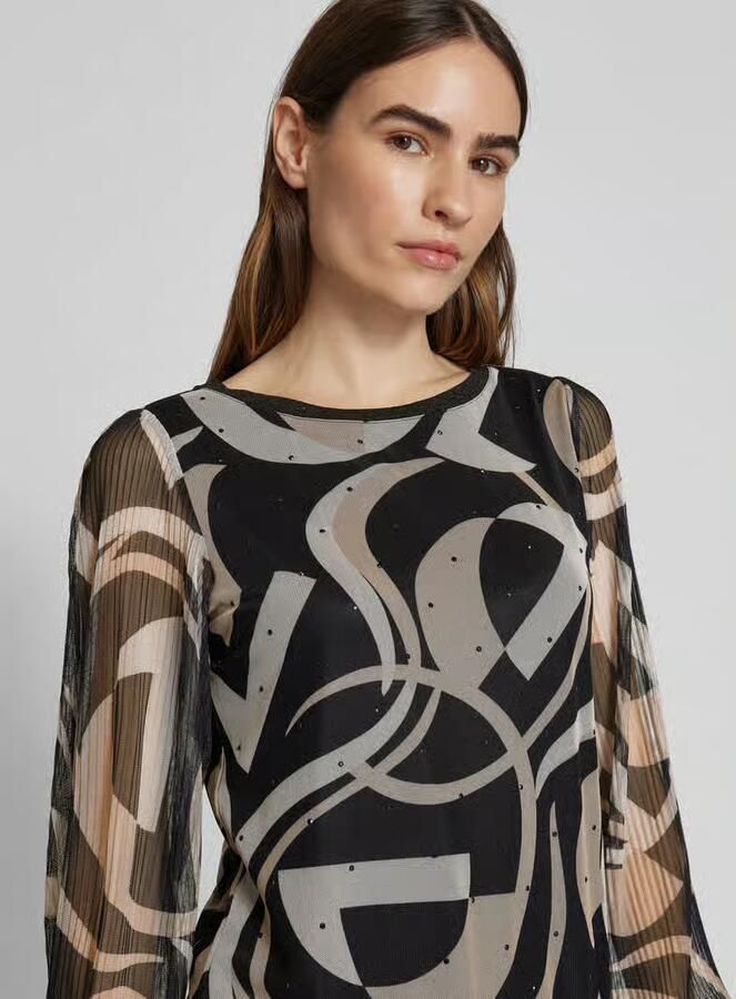 Betty Barclay Shirt met lange mouwen en strass-steentjes - Foto 2