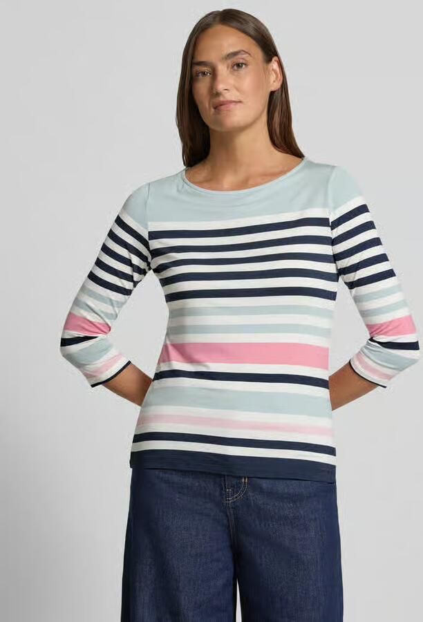 Betty Barclay Shirt van viscosemix met ronde hals - Foto 4