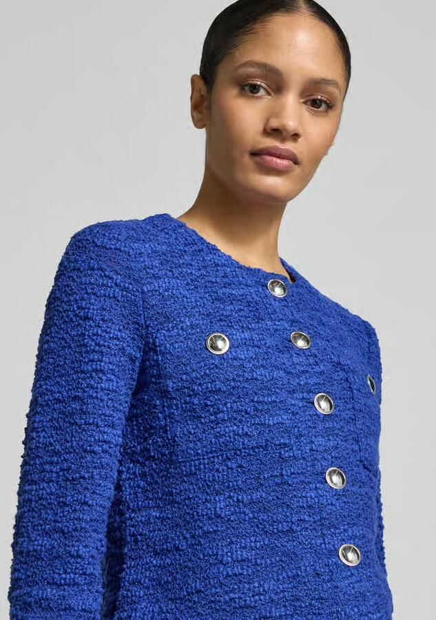 Betty Barclay slim fit blazer in bouclé-look