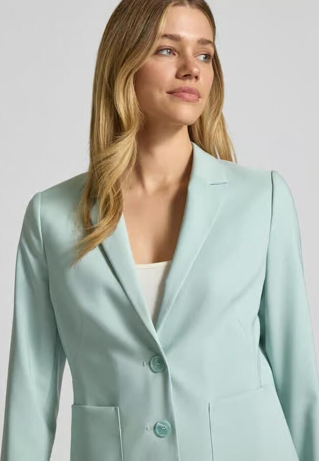 Betty Barclay slim fit blazer met reverskraag