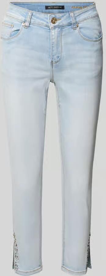 Betty Barclay Slim fit jeans met viscose in verkorte pasvorm - Foto 2