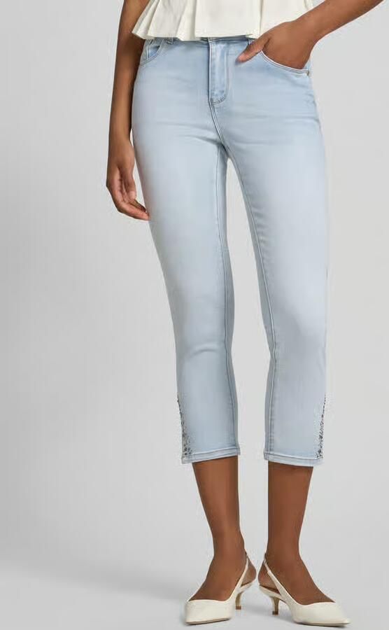 Betty Barclay Slim fit jeans met viscose in verkorte pasvorm - Foto 2