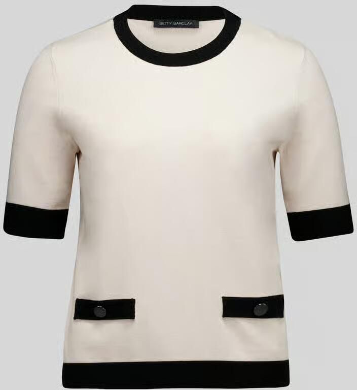 Betty Barclay Slim fit pullover van viscosemix - Foto 2
