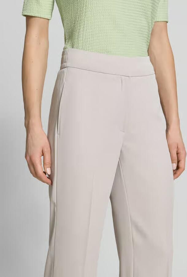 Betty Barclay Stoffen broek met Franse steekzakken en vouwplooi