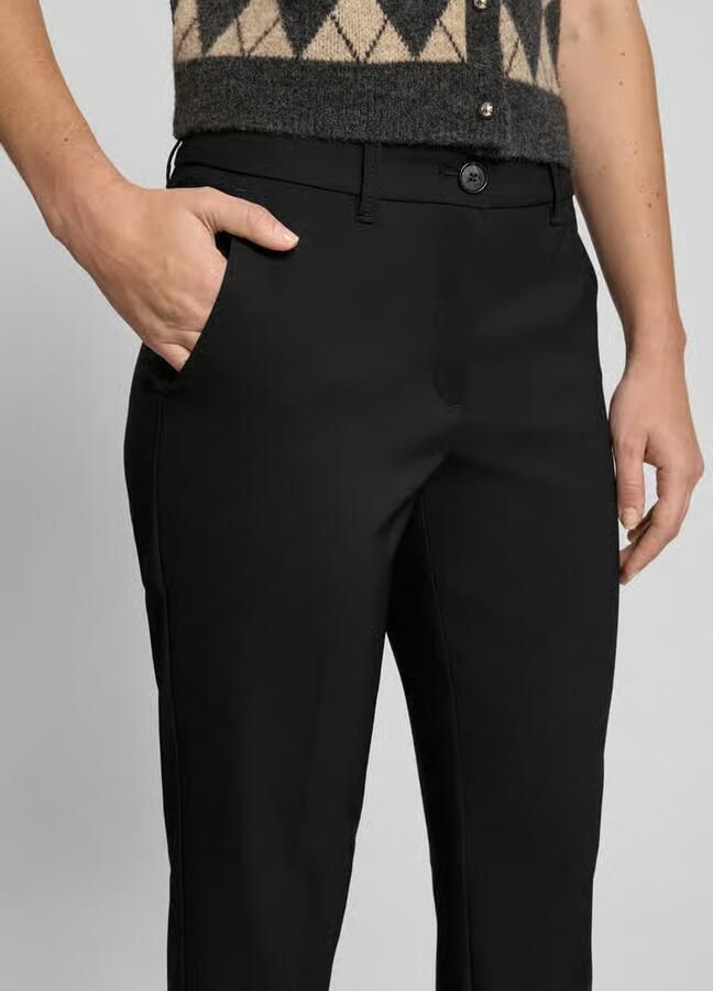 Betty Barclay Stoffen broek met persplooien - Foto 2