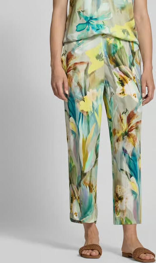 Betty Barclay Stoffen broek van viscose in all-over look - Foto 3