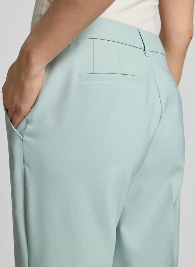 Betty Barclay straight fit stoffen broek met persplooien