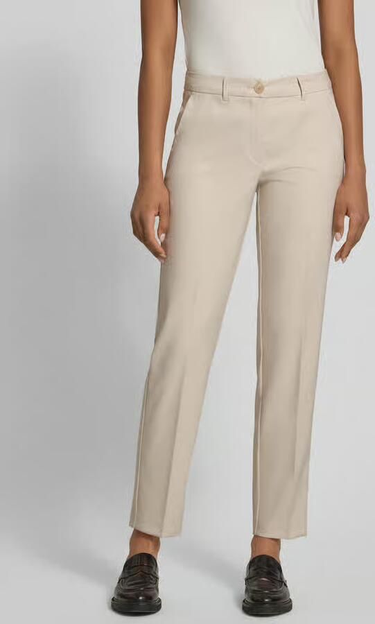 Betty Barclay straight fit stoffen broek met persplooien - Foto 3
