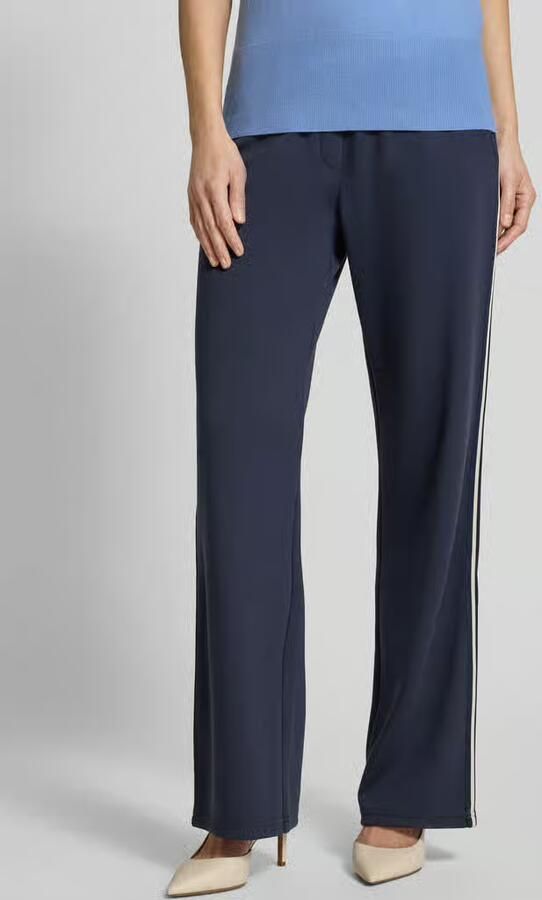 Betty Barclay Sweatpants van viscosemix met wijde pijp - Foto 3