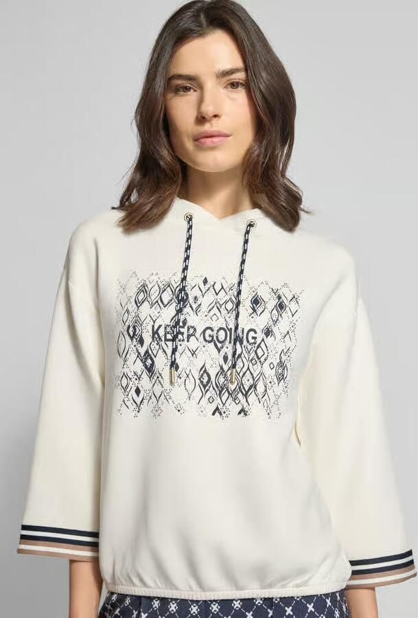 Betty Barclay Sweatshirt van viscosemix met 3 4-mouwen - Foto 2