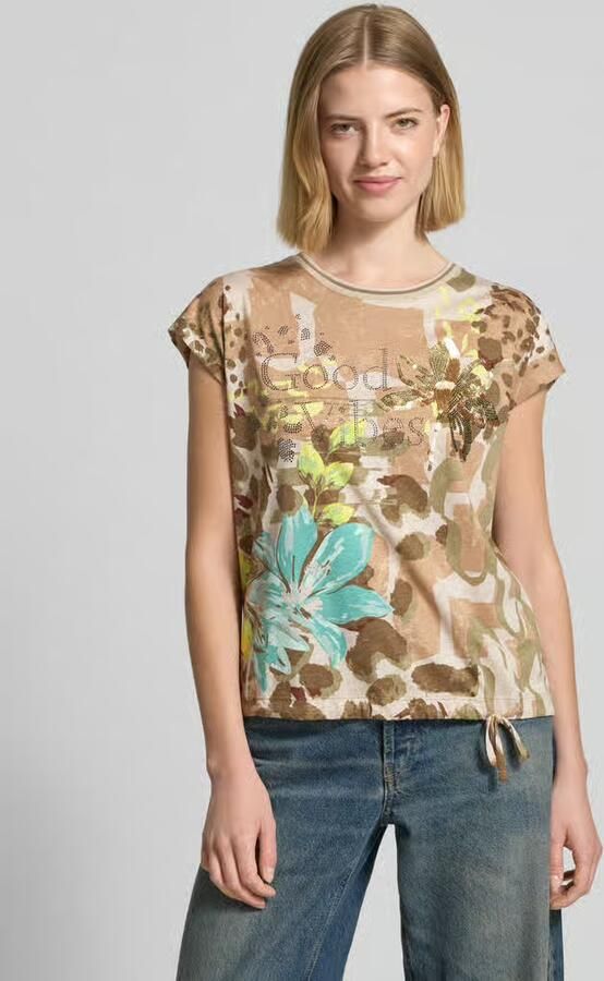 Betty Barclay T-shirt in all-over look met siersteentjes - Foto 2