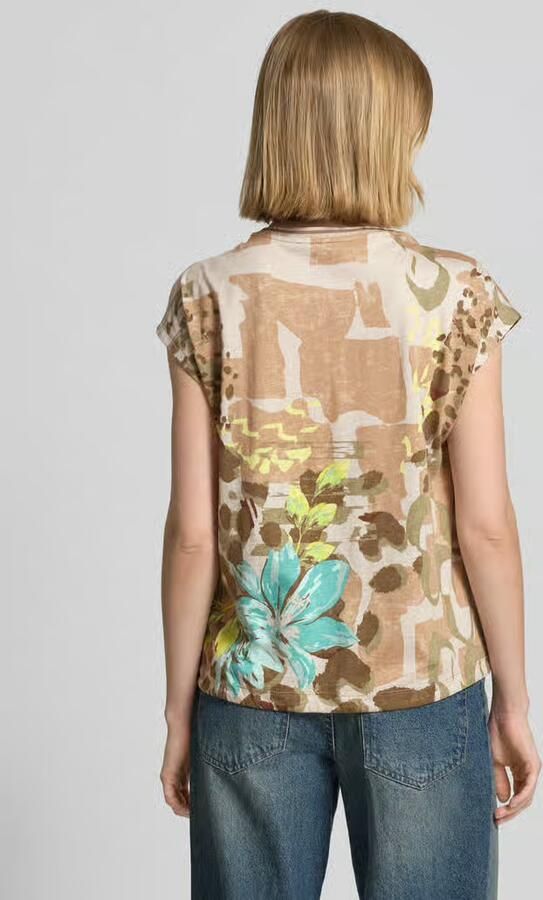 Betty Barclay T-shirt in all-over look met siersteentjes - Foto 3