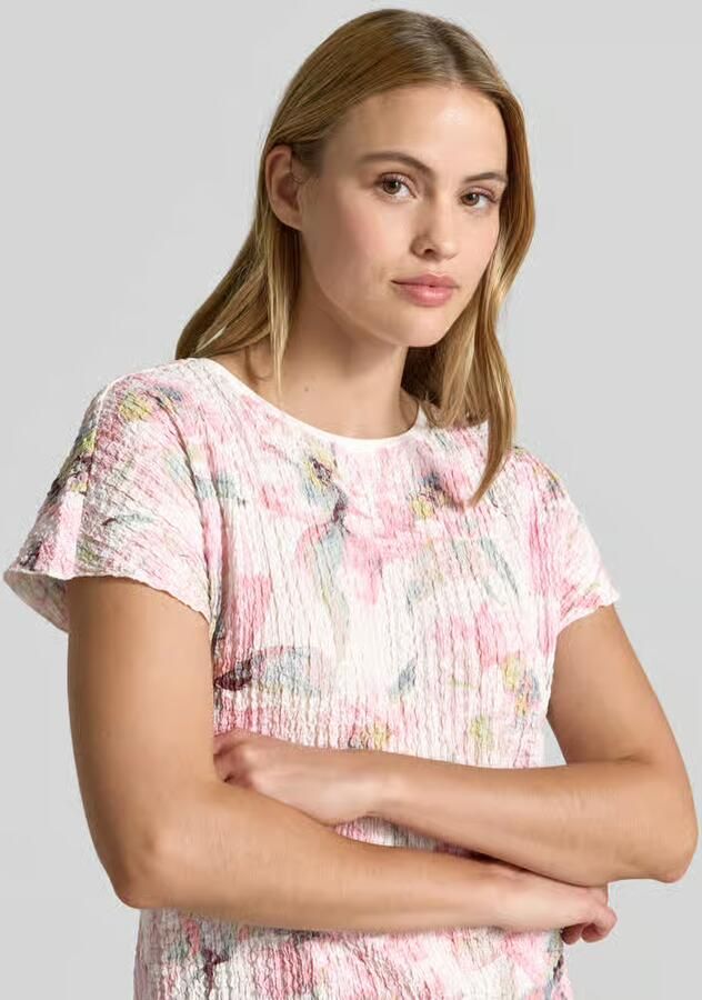 Betty Barclay T-shirt in all-over look met structuurpatroon