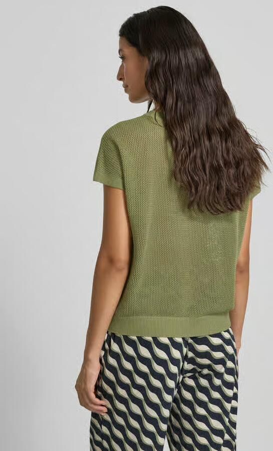 Betty Barclay T-shirt met broderie anglaise
