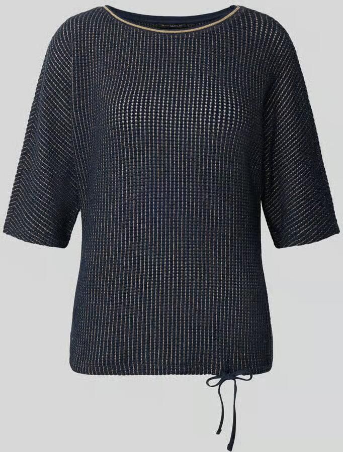 Betty Barclay T-shirt met structuurmotief en tunnelkoord