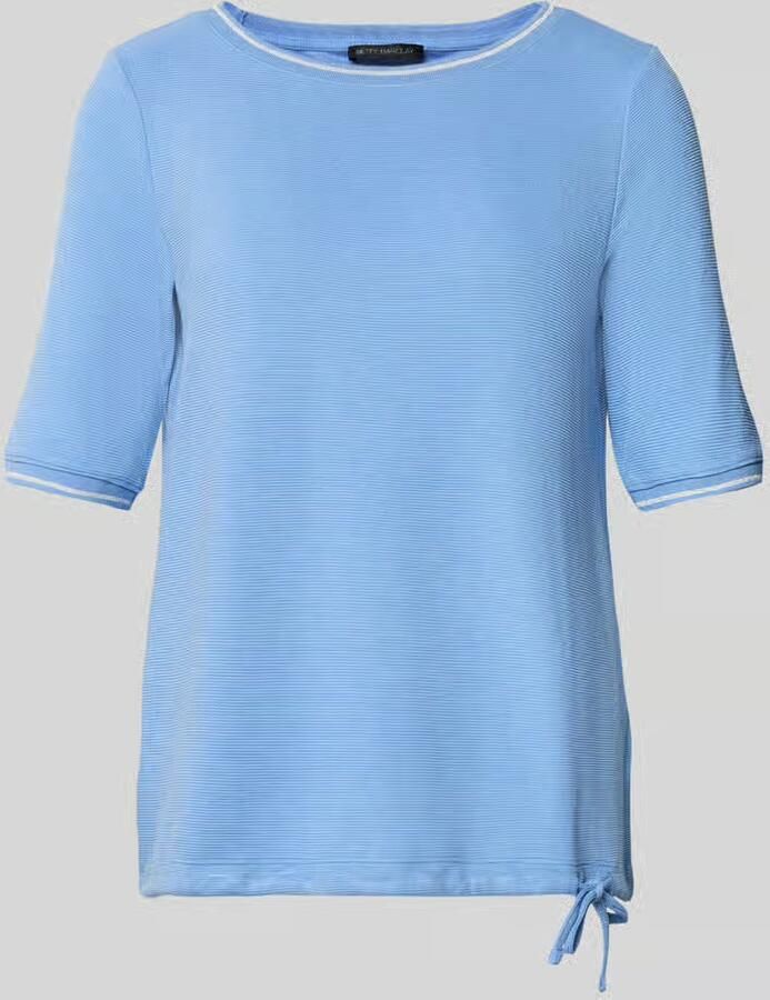 Betty Barclay T-shirt met structuurmotief en tunnelkoord