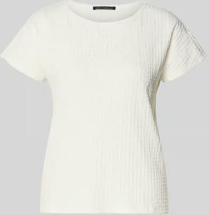 Betty Barclay T-shirt met structuurpatroon en ronde hals - Foto 2