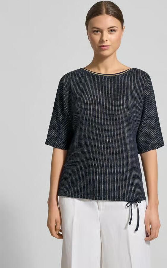 Betty Barclay T-shirt met structuurmotief en tunnelkoord - Foto 3
