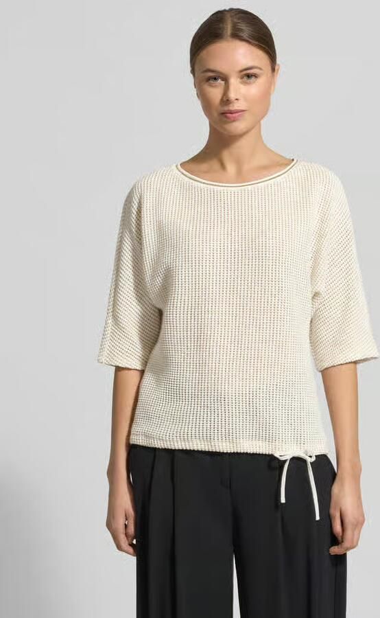 Betty Barclay T-shirt met structuurmotief en tunnelkoord - Foto 4