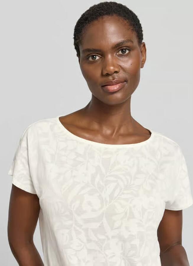 Betty Barclay T-shirt met trekkoord aan de zoom en ronde hals