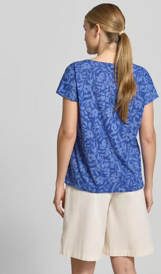 Betty Barclay T-shirt met trekkoord aan de zoom en ronde hals - Foto 4