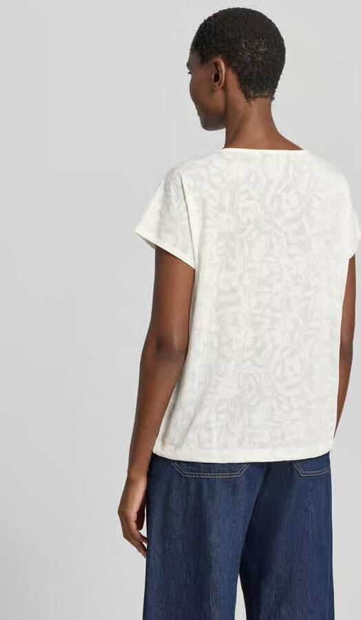 Betty Barclay T-shirt met trekkoord aan de zoom en ronde hals - Foto 2