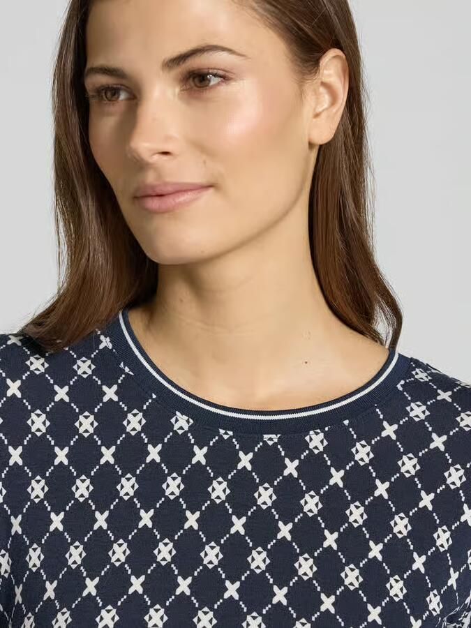 Betty Barclay T-shirt van een mix van viscose en elastaan in all-over look - Foto 2